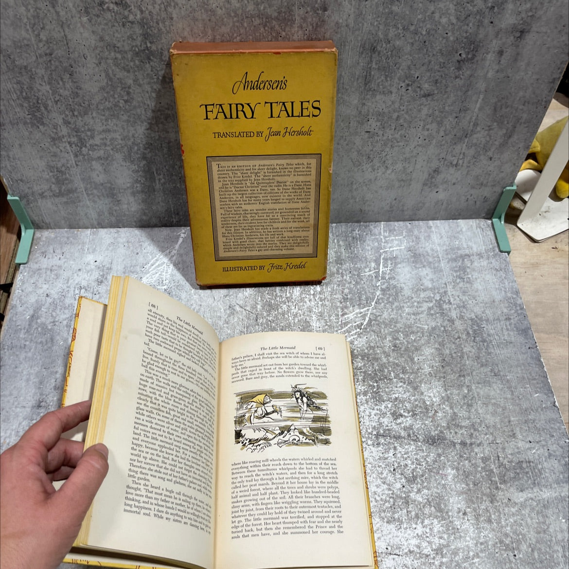 andersen's fairy tales book, by hans christian andersen, 1942 Hardcover, Folio image 4