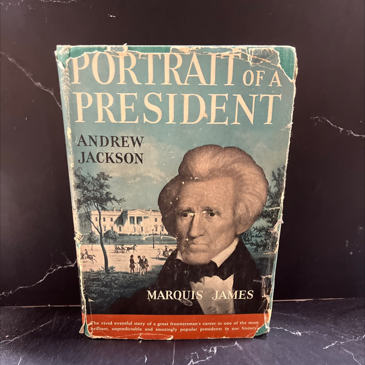 andrew jackson portrait of a president book, by marquis james, 1940 Hardcover image 1