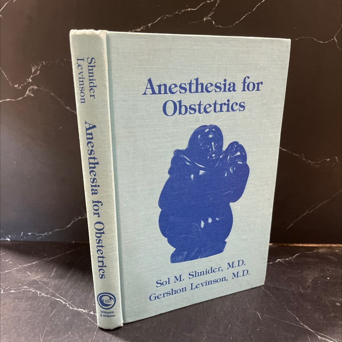 anesthesia for obstetrics book, by Sol M. Shnider, M.D. and Gershon Levinson, M.D., 1982 Hardcover image 1