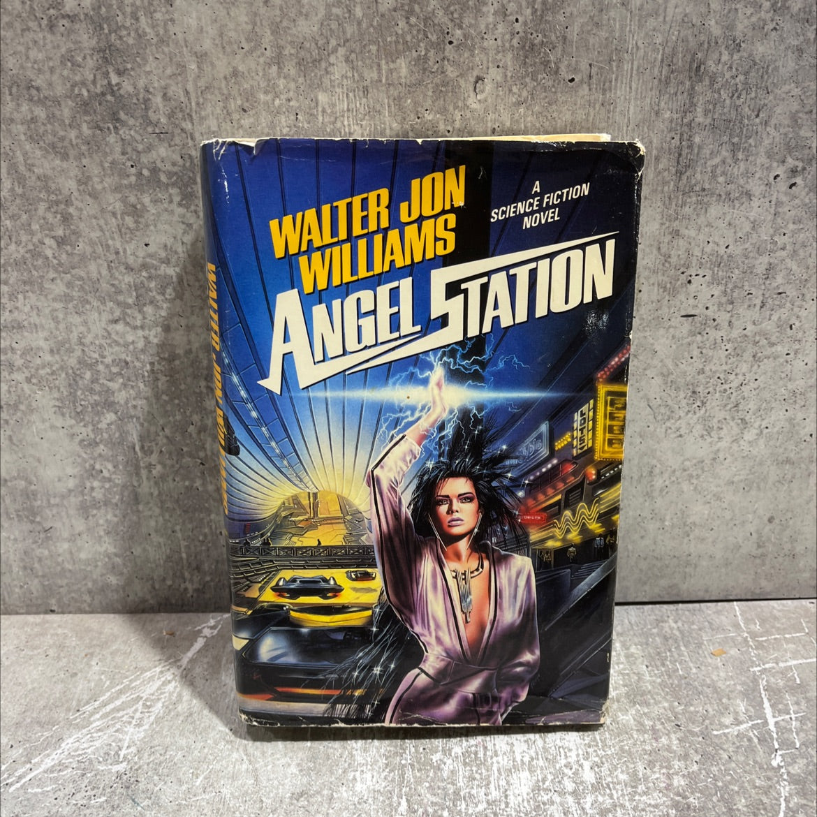 angel station book, by Walter Jon Williams, 1989 Hardcover image 1
