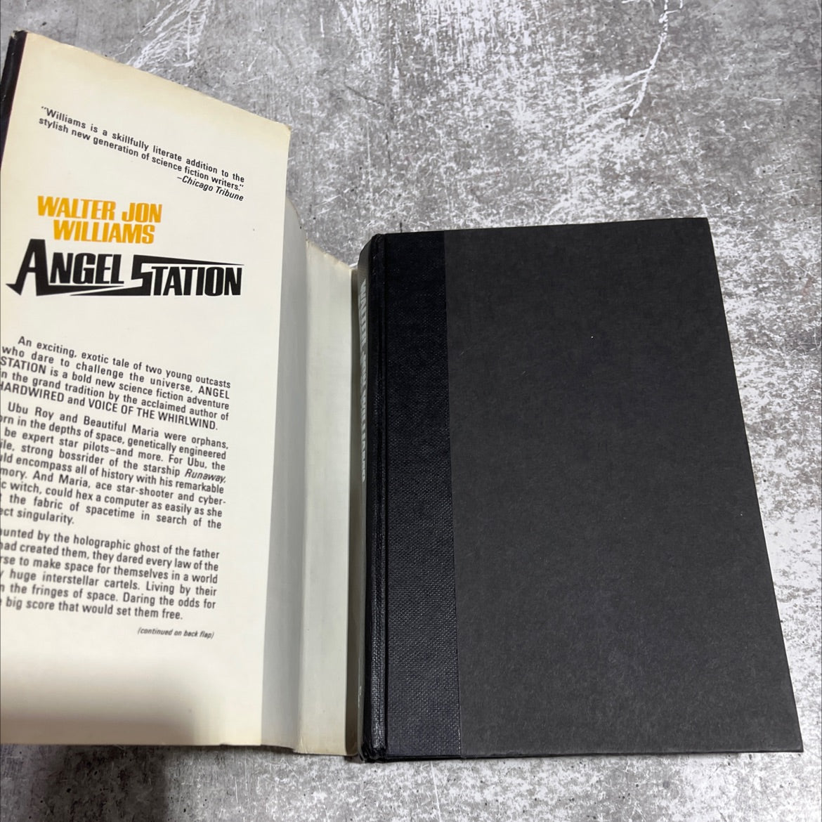 angel station book, by Walter Jon Williams, 1989 Hardcover image 4
