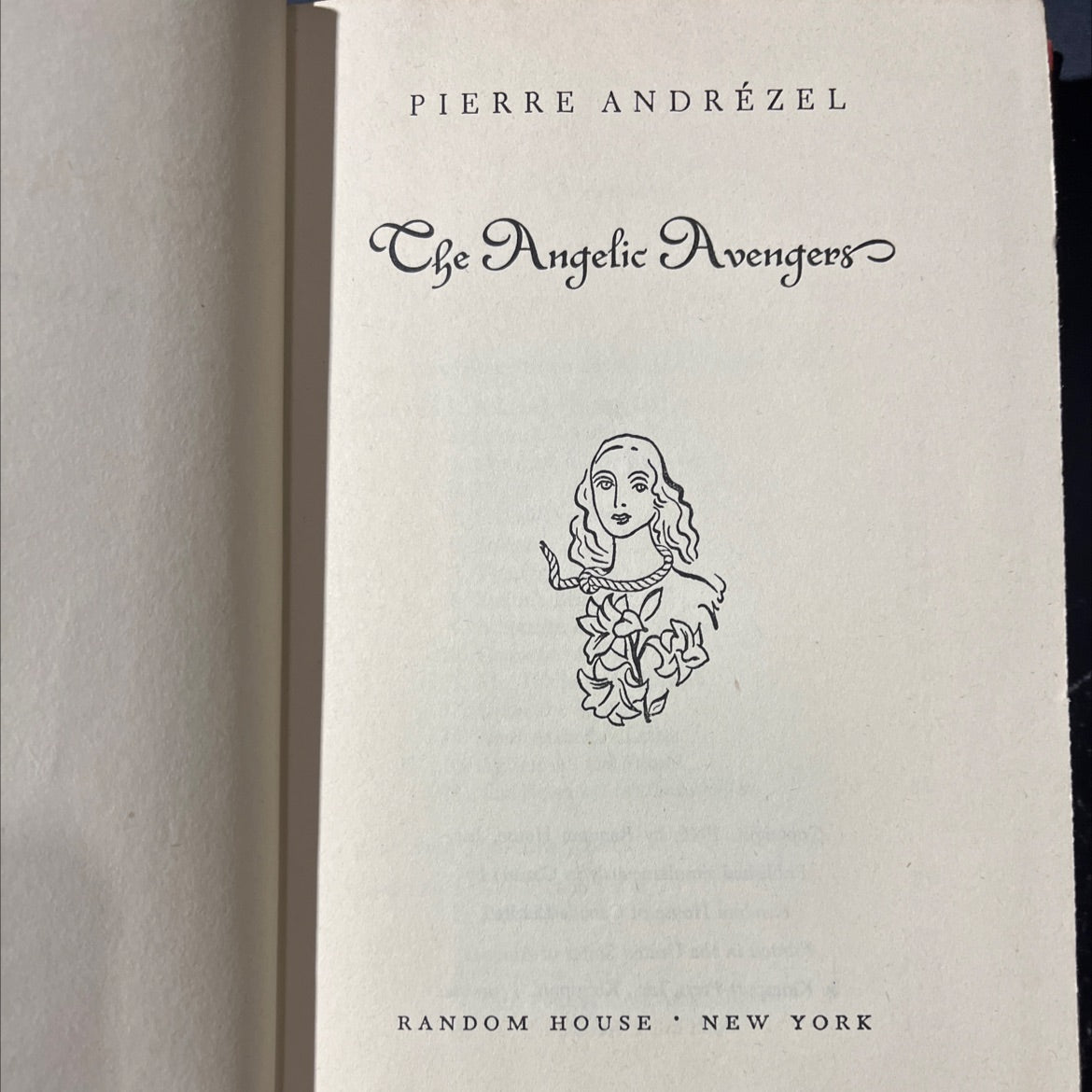 angelic avengers book, by pierre andrézel, 1946 Hardcover image 2