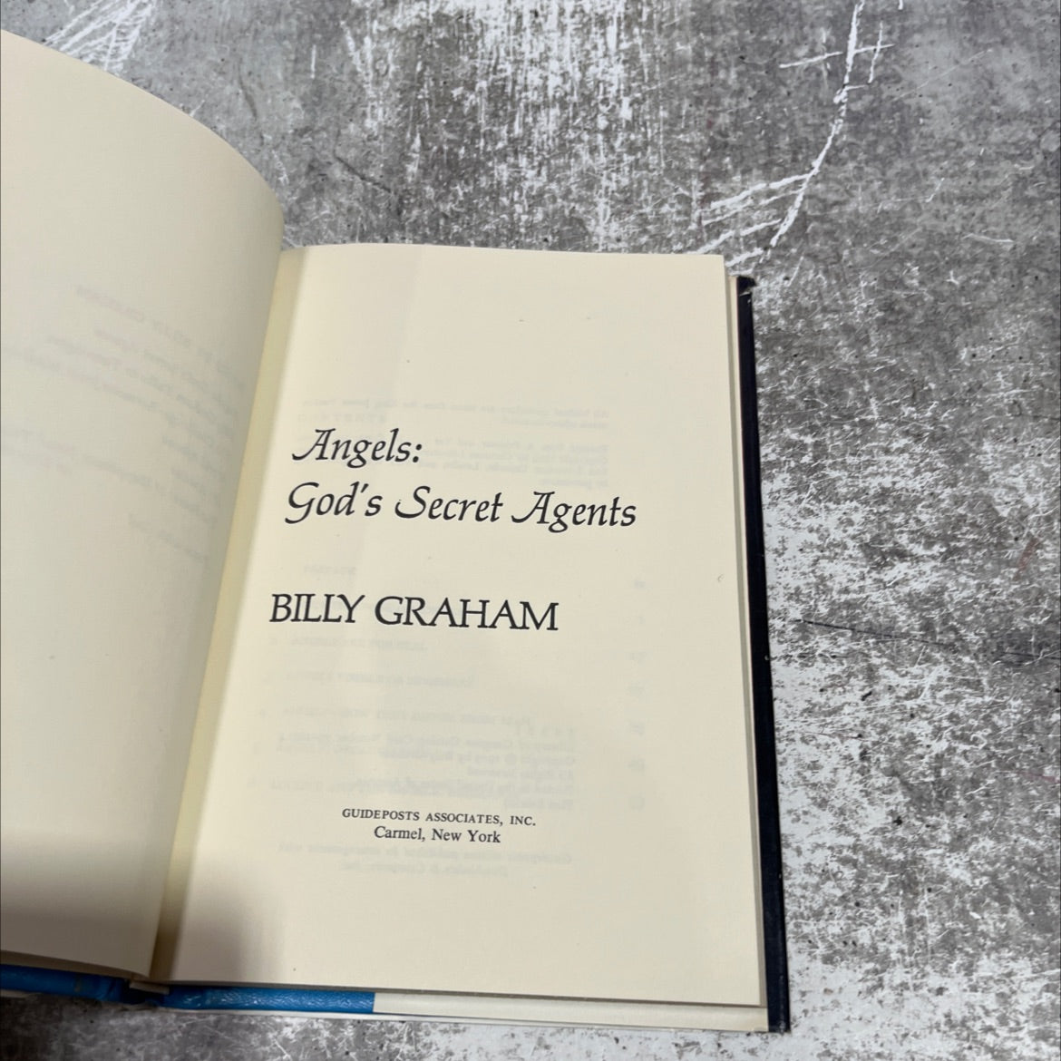 angels: god's secret agents book, by billy graham, 1975 Hardcover image 2