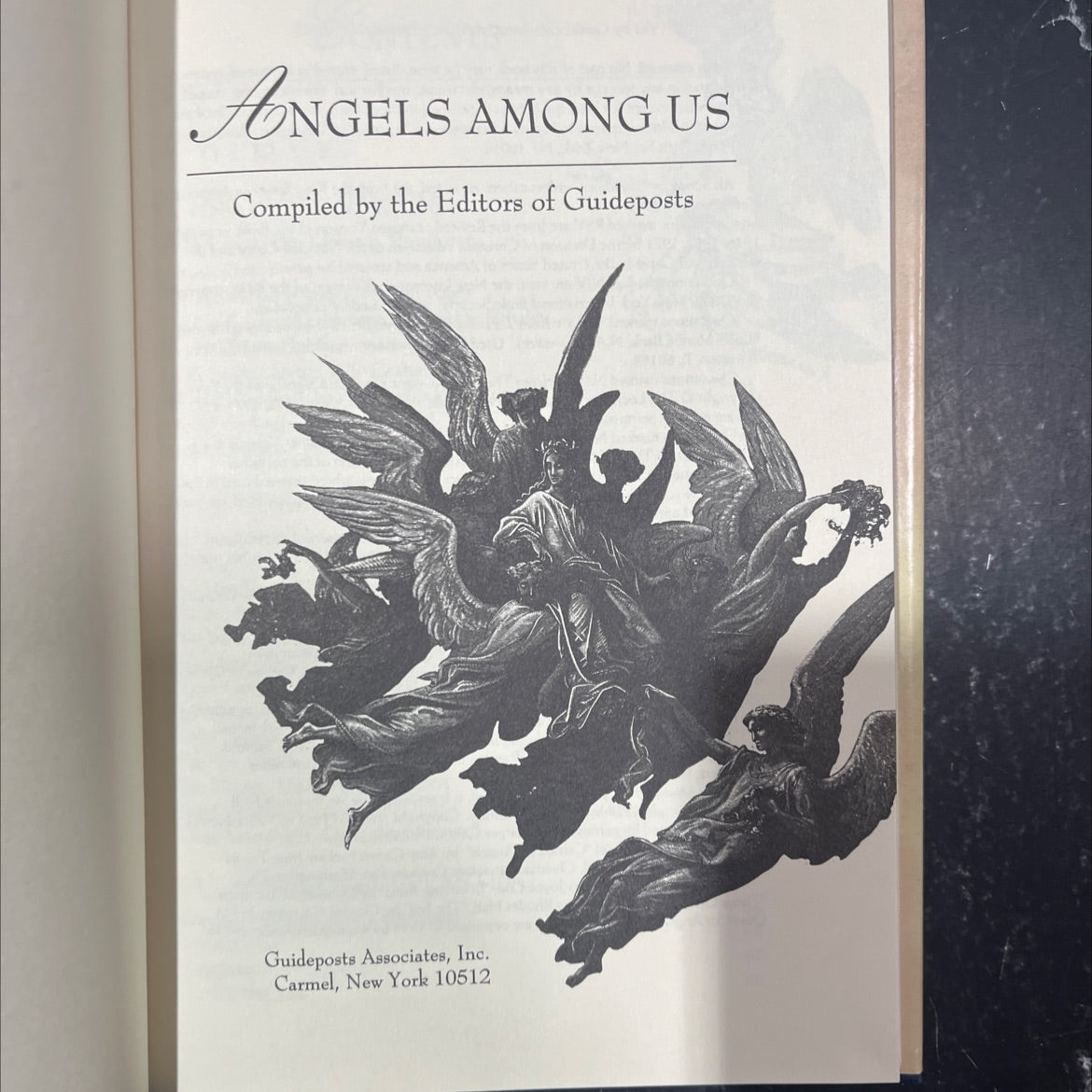 angels among us book, by Guideposts Editors, 1993 Hardcover image 2
