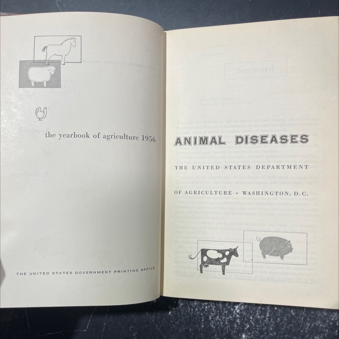 animal diseases book, by Ezra Taft Benson, 1956 Hardcover image 2