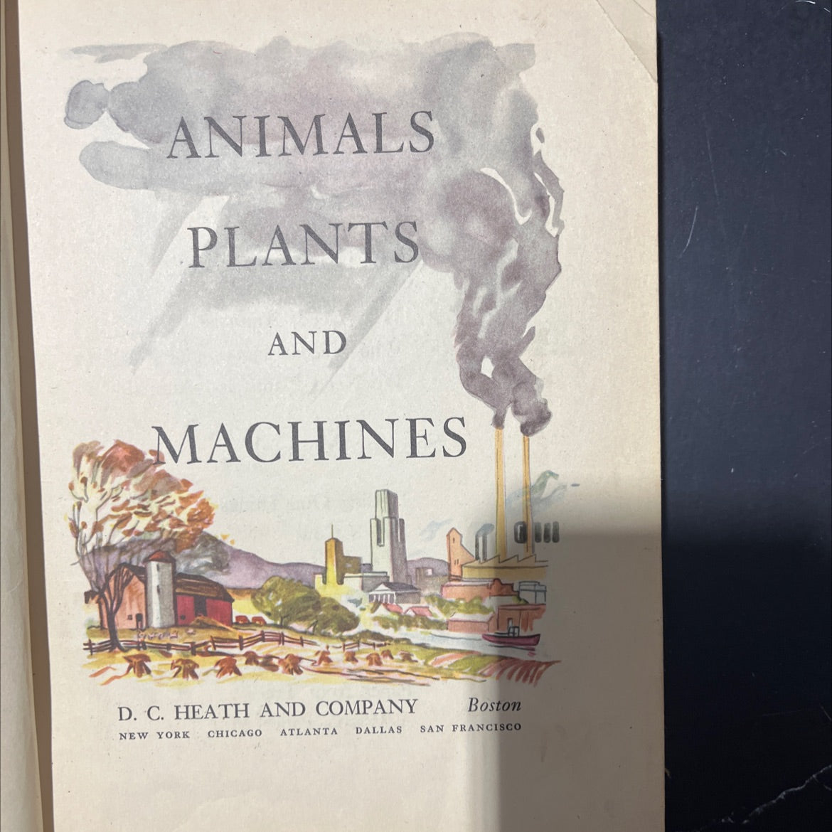 animals plants and machines book, by unknown, 1944 Hardcover image 2