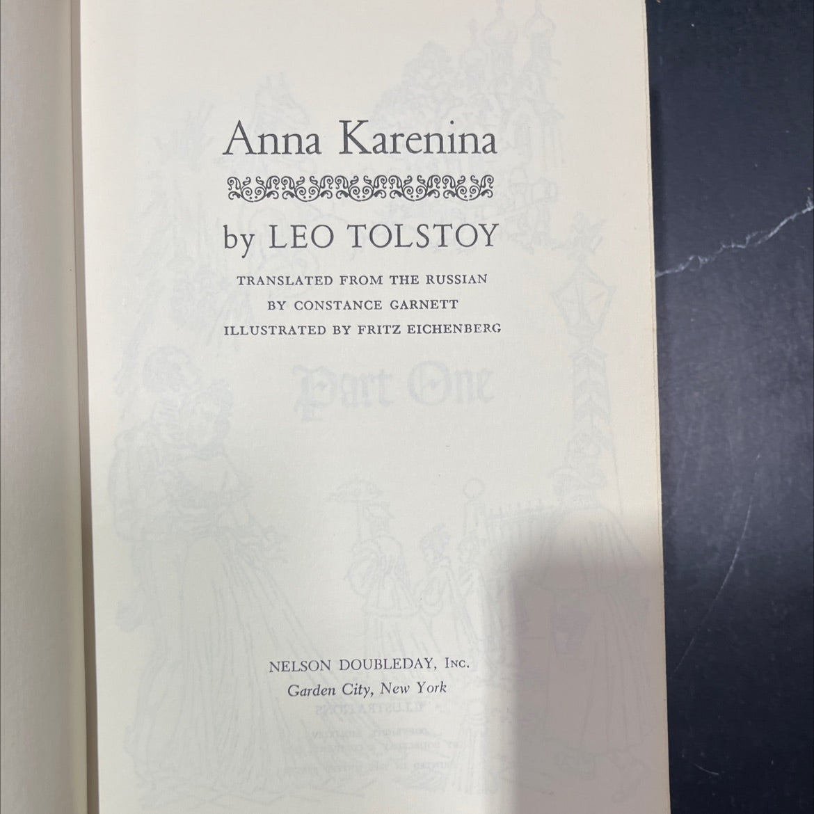 anna karenina book, by leo tolstoy, 1944 Hardcover image 2
