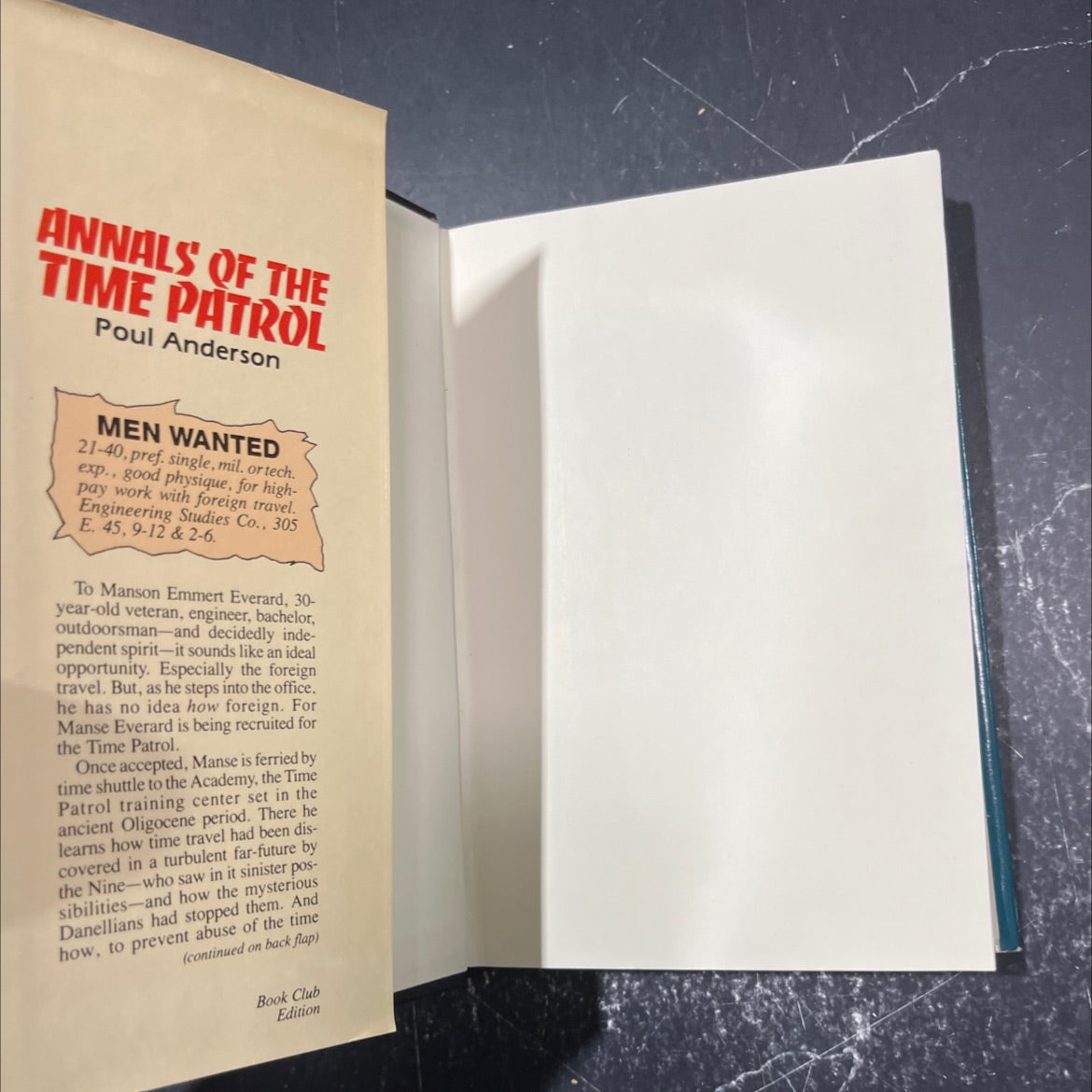 annals of the time patrol book, by Poul Anderson, 1983 Hardcover image 4
