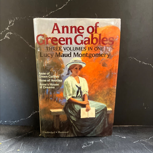 anne of green gables three volumes in one book, by lucy maud montgomery, 1986 Hardcover image 1