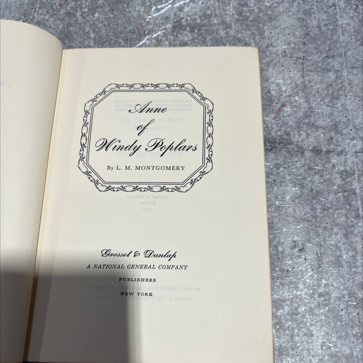 anne of windypoplars book, by l. m. montgomery, 1970 Hardcover image 2