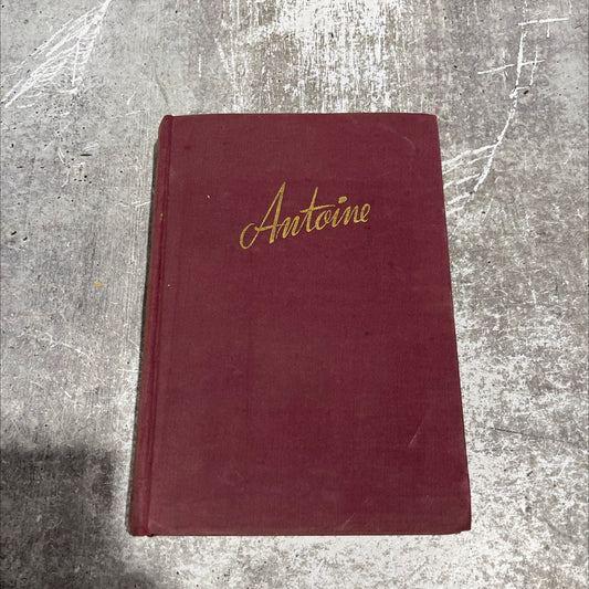 antoine book, by antoine, 1945 Hardcover image 1