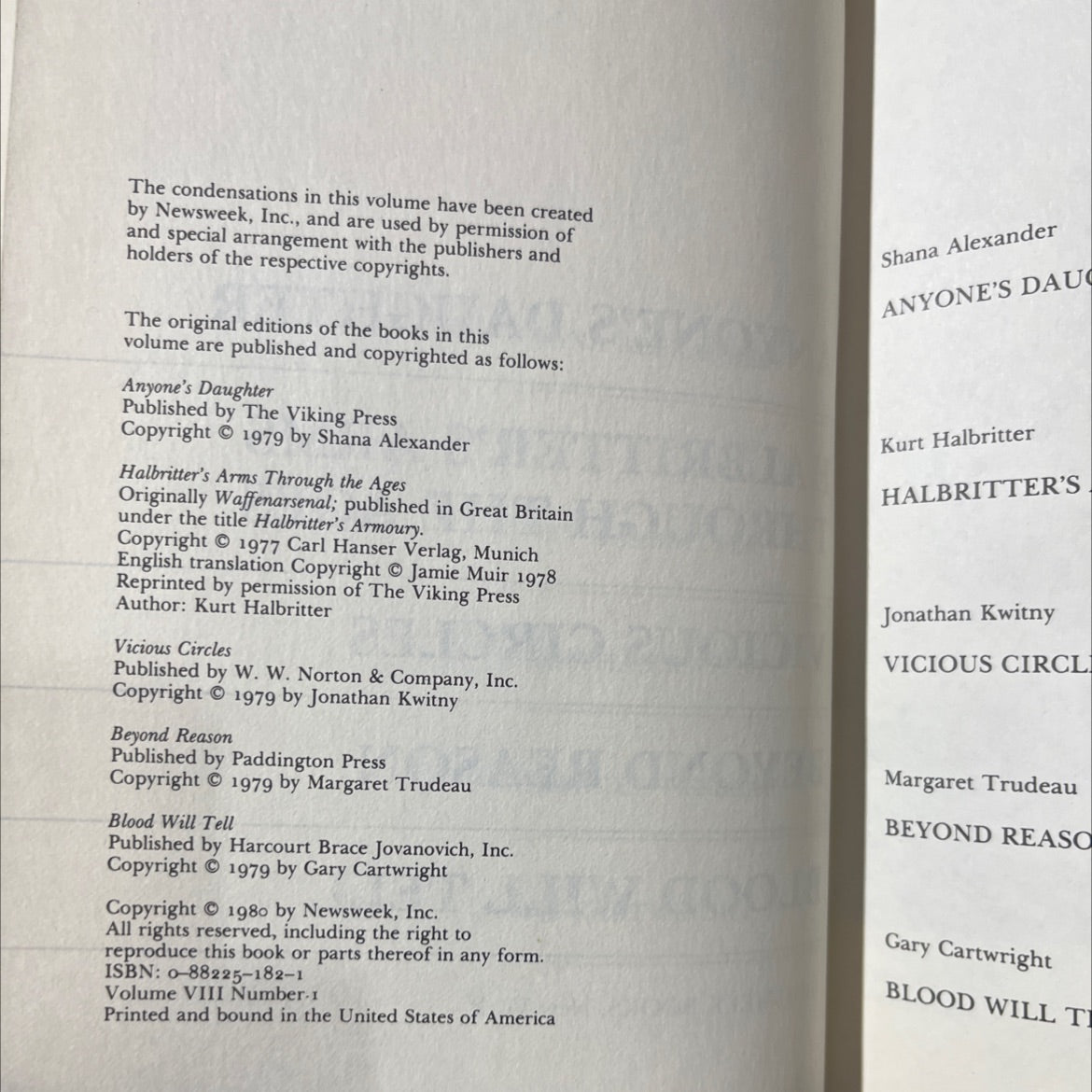 anyone's daughter book, by Shana Alexander, 1979 Hardcover image 3