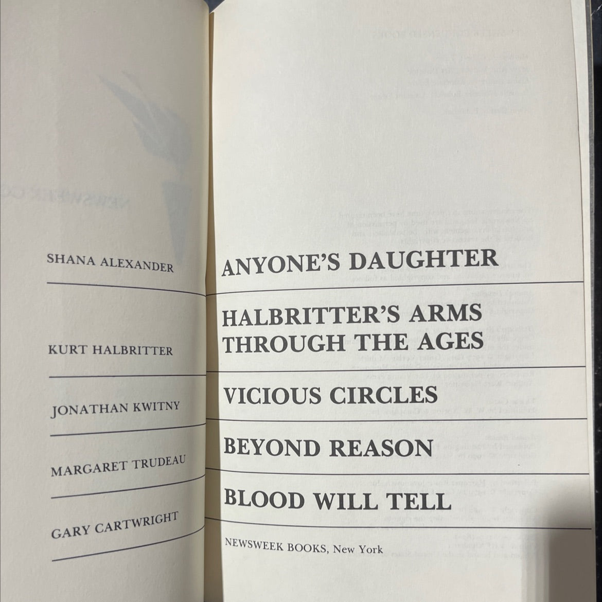 anyone's daughter book, by Shana Alexander, 1979 Hardcover image 2