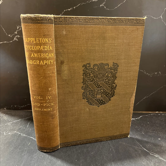 appletons cyclopædia of american biography volume iv book, by james grant wilson and john fiske, 1898 Hardcover image 1