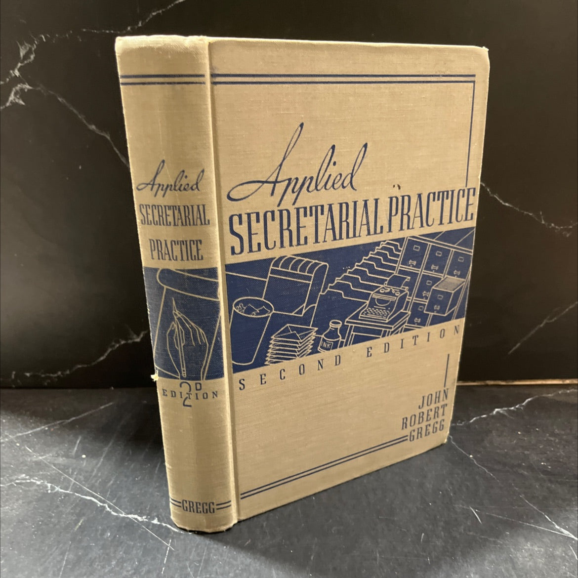 applied secretarial practice book, by john robert gregg, 1941 Hardcover image 1