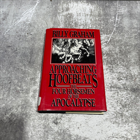 approaching hoofbeats book, by billy graham, 1983 Hardcover image 1