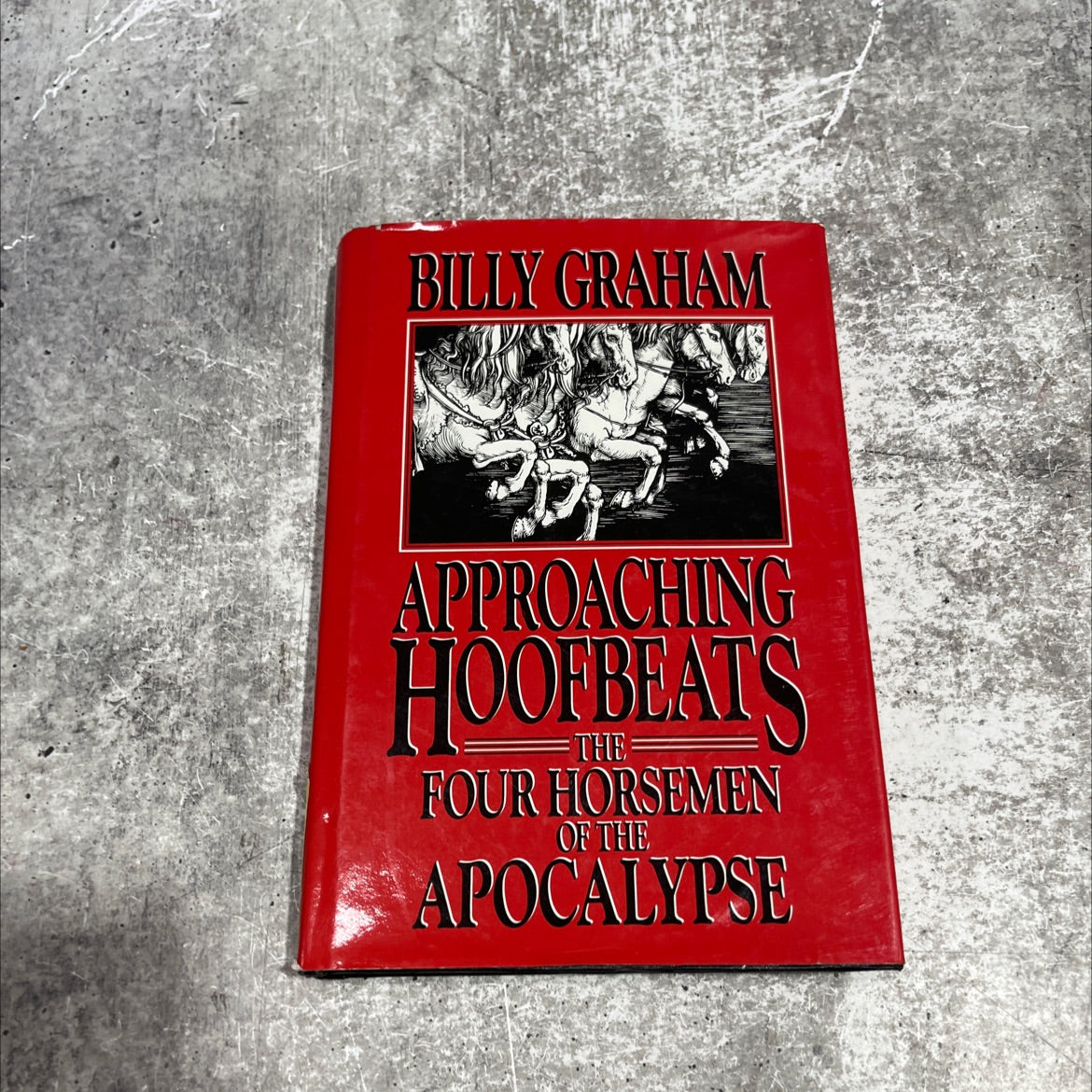 approaching hoofbeats book, by Billy Graham, 1983 Hardcover image 1