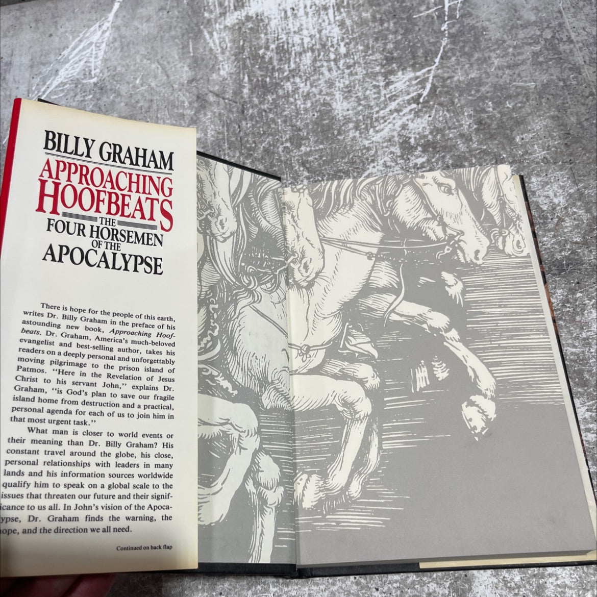 approaching hoofbeats book, by billy graham, 1983 Hardcover image 4