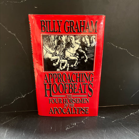 approaching hoofbeats book, by billy graham, 1983 Hardcover image 1