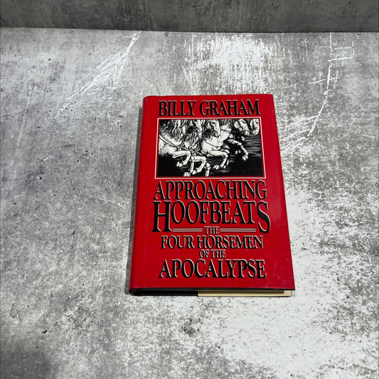 approaching hoofbeats book, by billy graham, 1983 Hardcover image 1