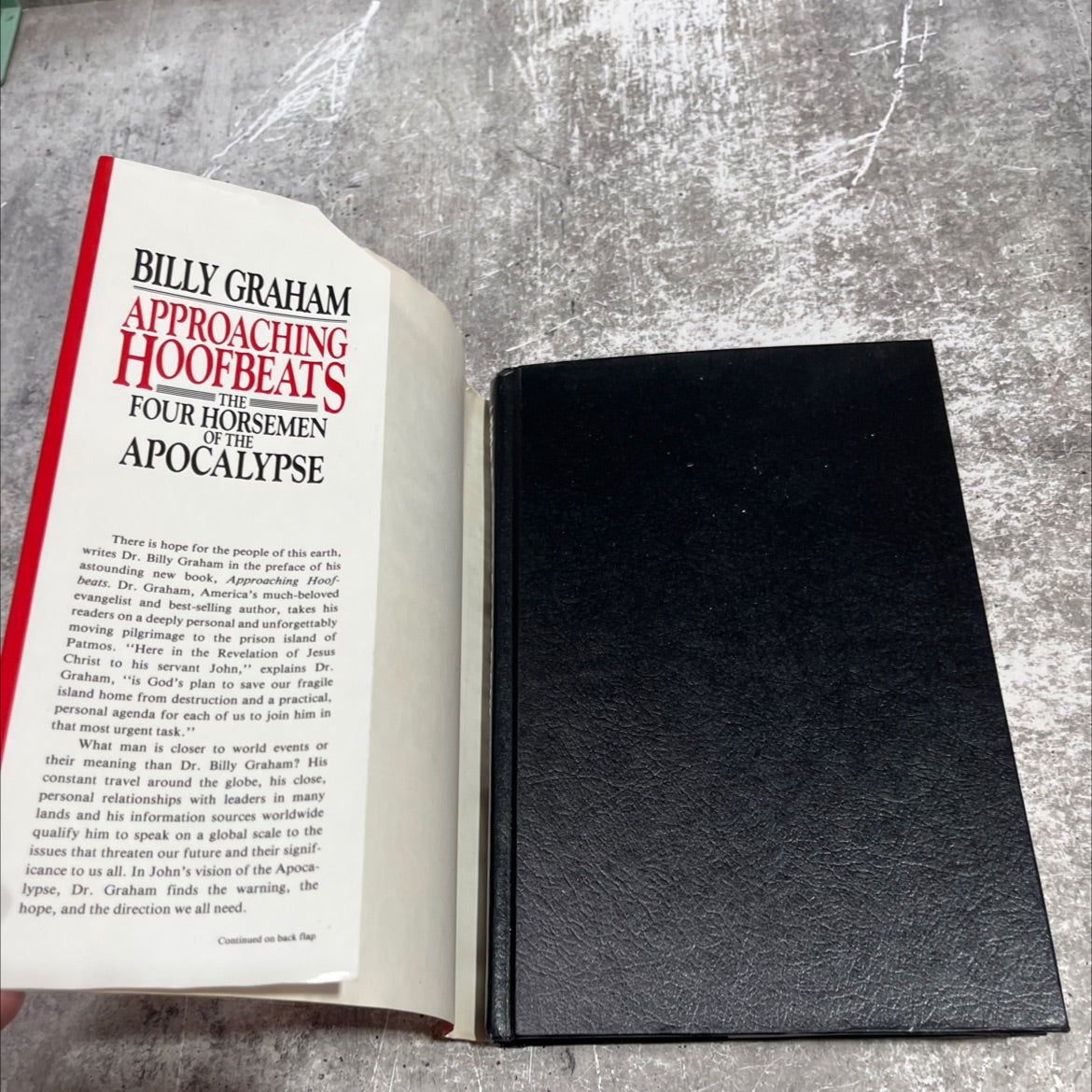 approaching hoofbeats book, by Billy Graham, 1983 Hardcover image 4