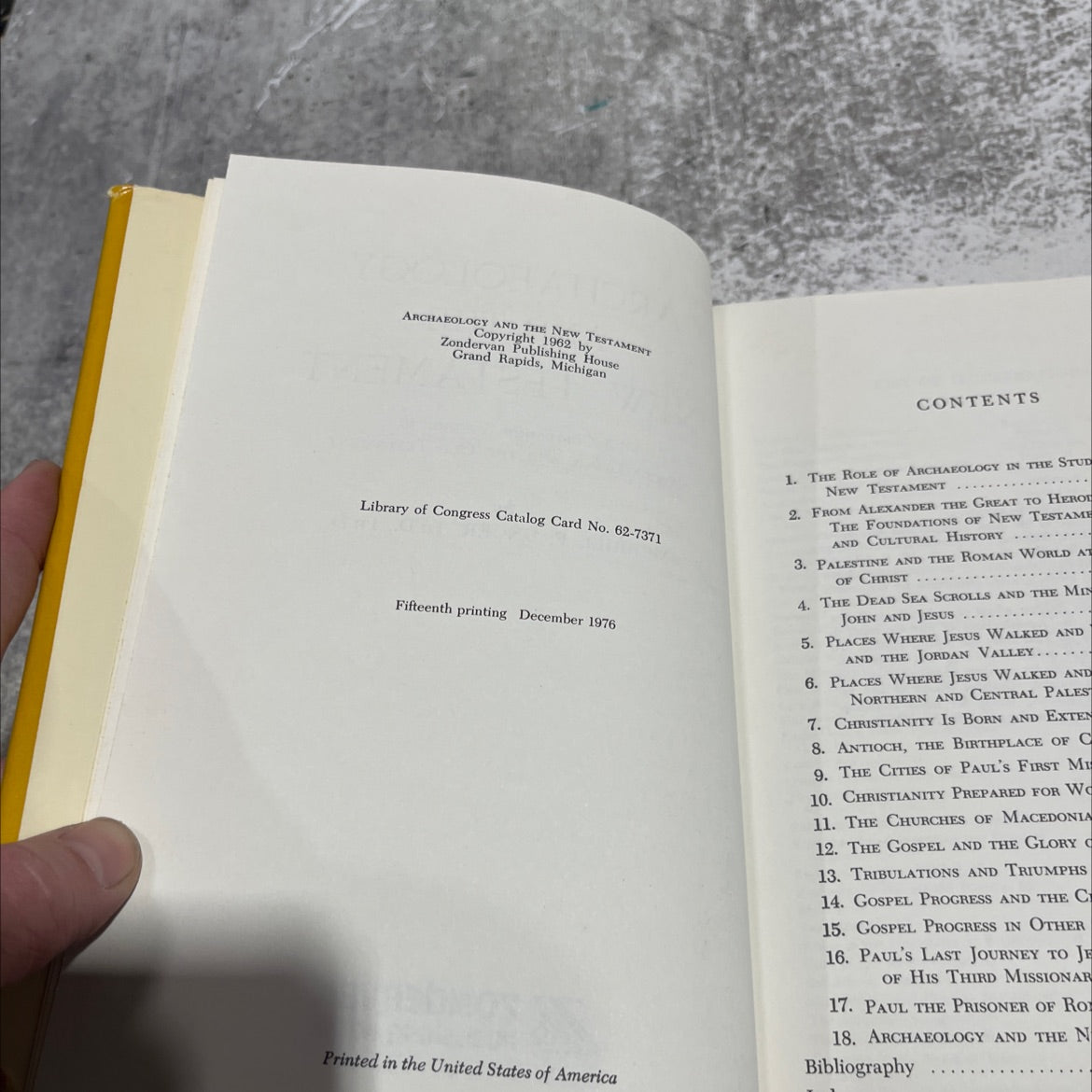 archaeology and the new testament book, by merrill f. unger, 1976 Hardcover image 3