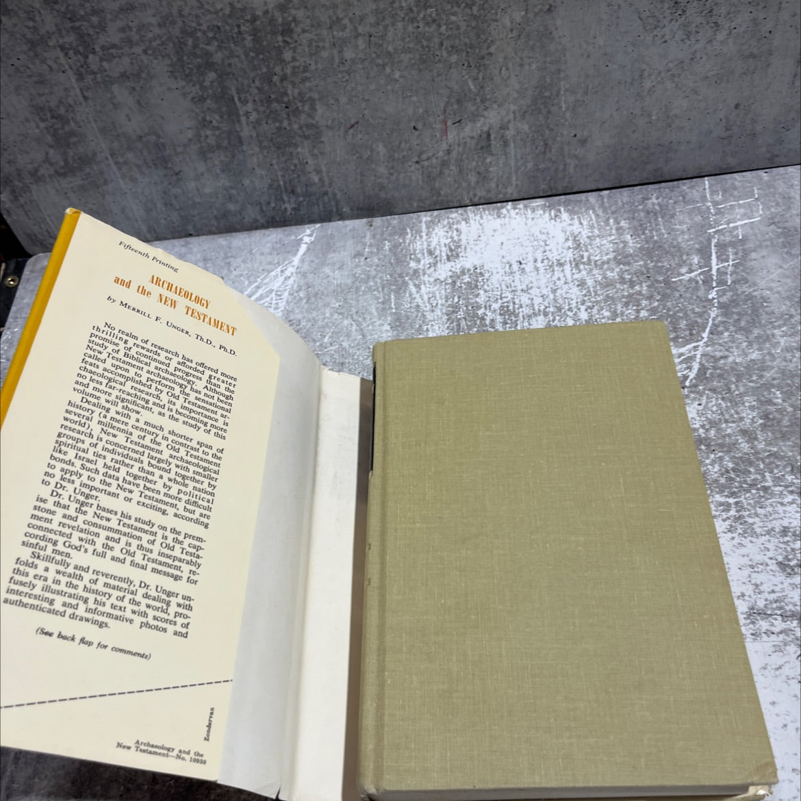 archaeology and the new testament book, by merrill f. unger, 1976 Hardcover image 4