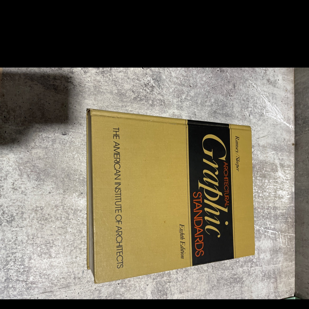 architectural graphic standards book, by john ray hoke jr., 1988 Hardcover image 1