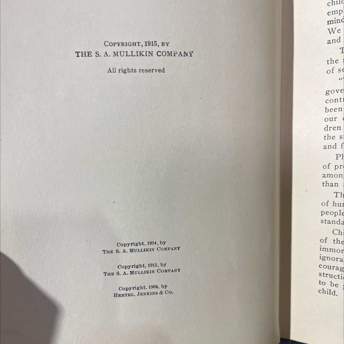 ardian angel book, by professor t. w. shannon, 1915 Hardcover image 3