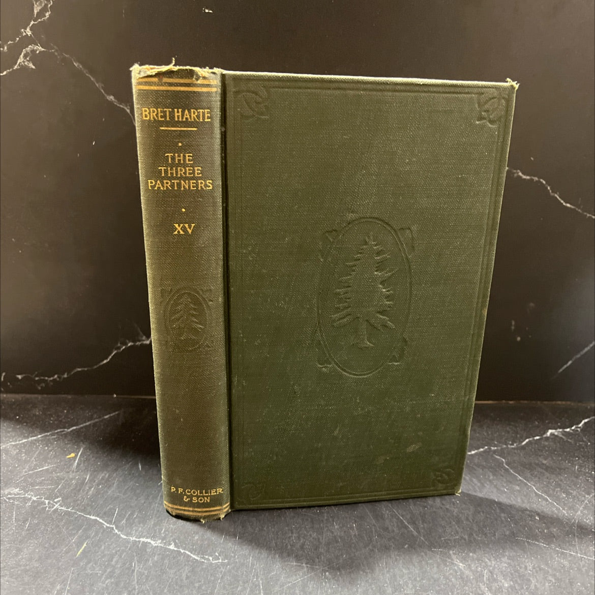 argonaut edition of the works of bret harte three partners book, by bret harte, 1897 Hardcover image 1