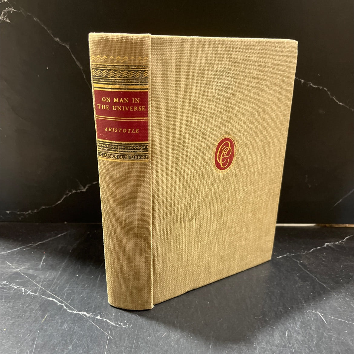 aristotle on man in the universe metaphysics parts of animals ethics politics poetics book, by aristotle, 1943 Hardcover image 1