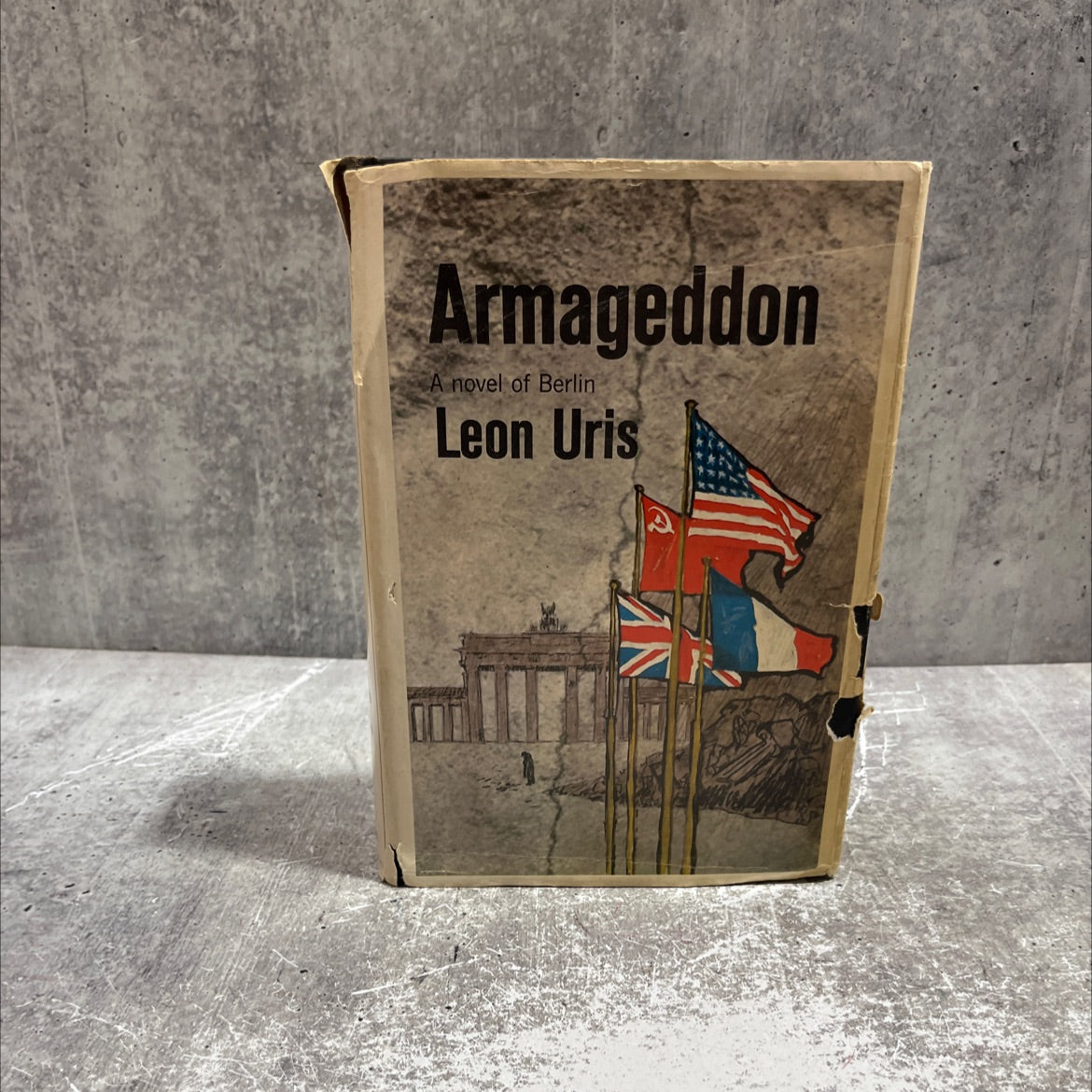 armageddon book, by leon uris, 1964 Hardcover image 1