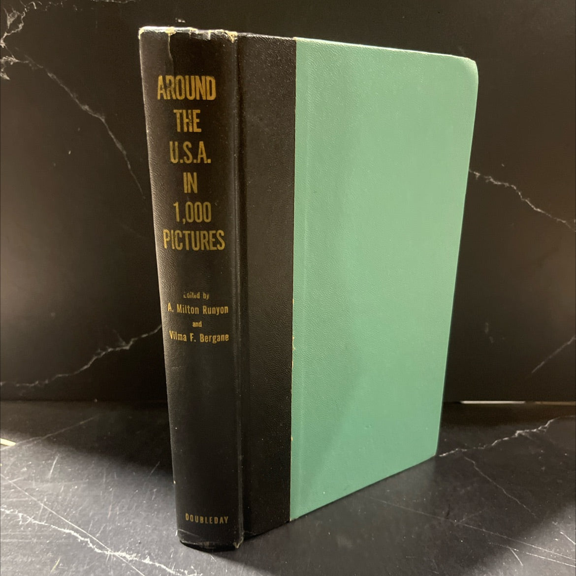 around the u.s.a. in 1,000 pictures a photographic encyclopedia of travel in the united states book, by a. milton image 1