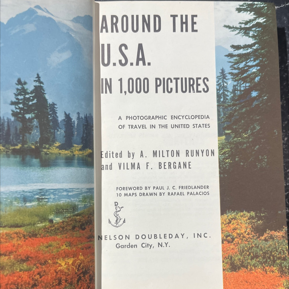 around the u.s.a. in 1,000 pictures a photographic encyclopedia of travel in the united states book, by a. milton image 2