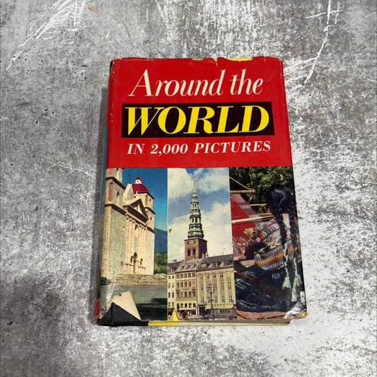 around the world in 2000 pictures book, by A. Milton Runyon, Vilma F. Bergane, 1958 Hardcover image 1