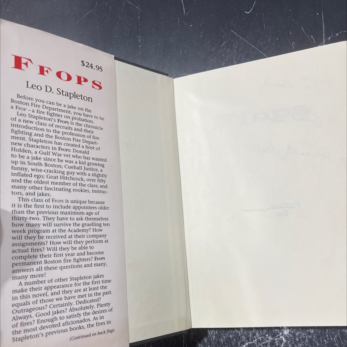 SIGNED ars on the line book, by Leo D. Stapleton, 1996 Hardcover, First Edition image 4