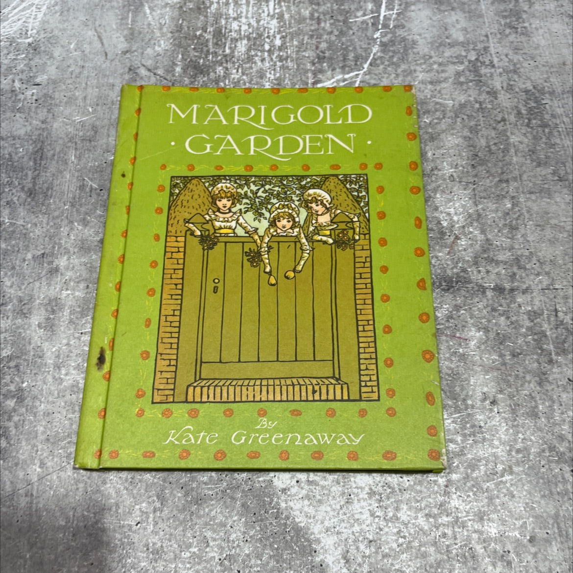 art & marigold garden pictures and rhymes book, by kate greenaway, 1970 Hardcover image 1