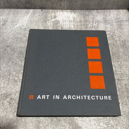 art in architecture book, by louis g. redstone, 1968 Hardcover image 1