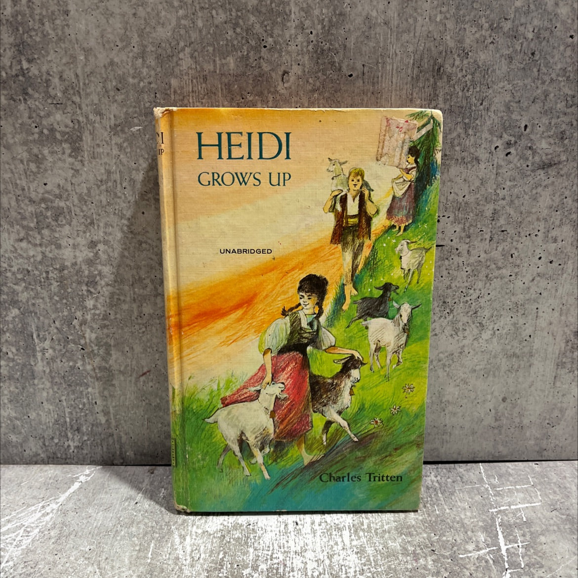 assics heidi grows up book, by charles tritten, 1966 Hardcover image 1