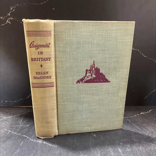 assignment in brittany book, by helen macinnes, 1942 Hardcover image 1