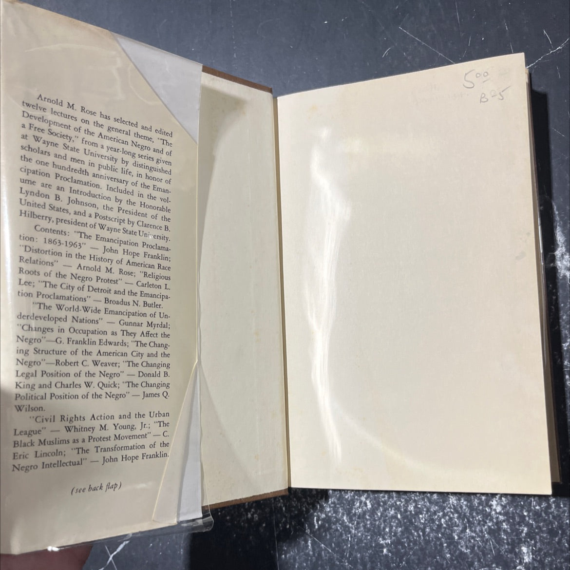 assuring freedom to the free a century of emancipation in the usa book, by arnold m. rose, 1964 Hardcover image 4