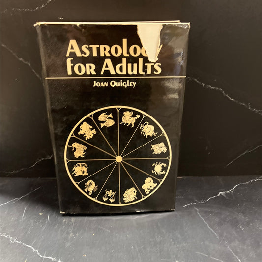 SIGNED astrology for adults book, by Joan Quigley, 1970 Hardcover, First Edition image 1