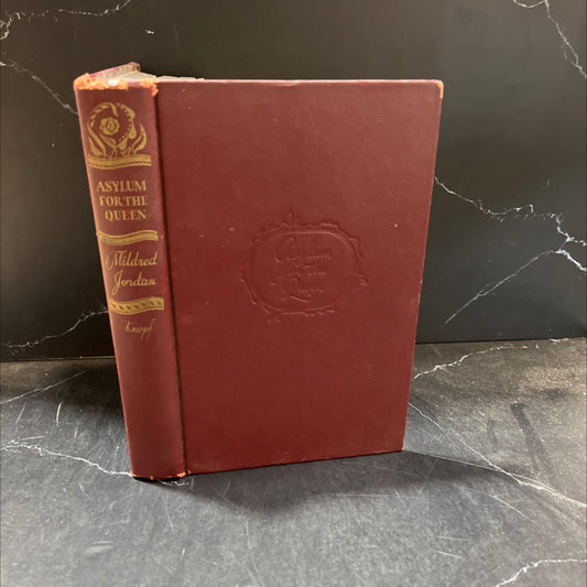 asylum for the queen book, by mildred jordan, 1948 Hardcover image 1