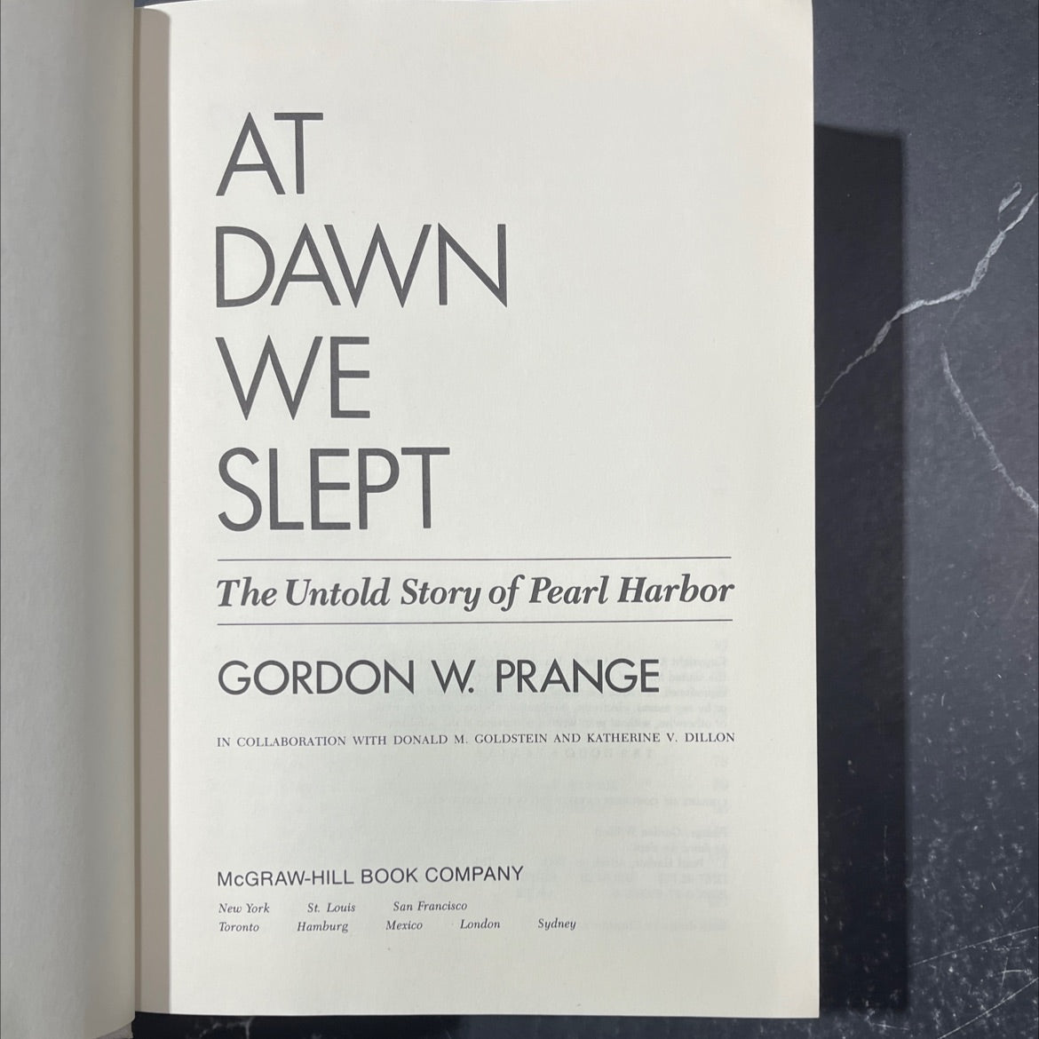 at dawn we slept the untold story of pearl harbor book, by gordon w. prange in collaboration with donald m. goldstein image 2