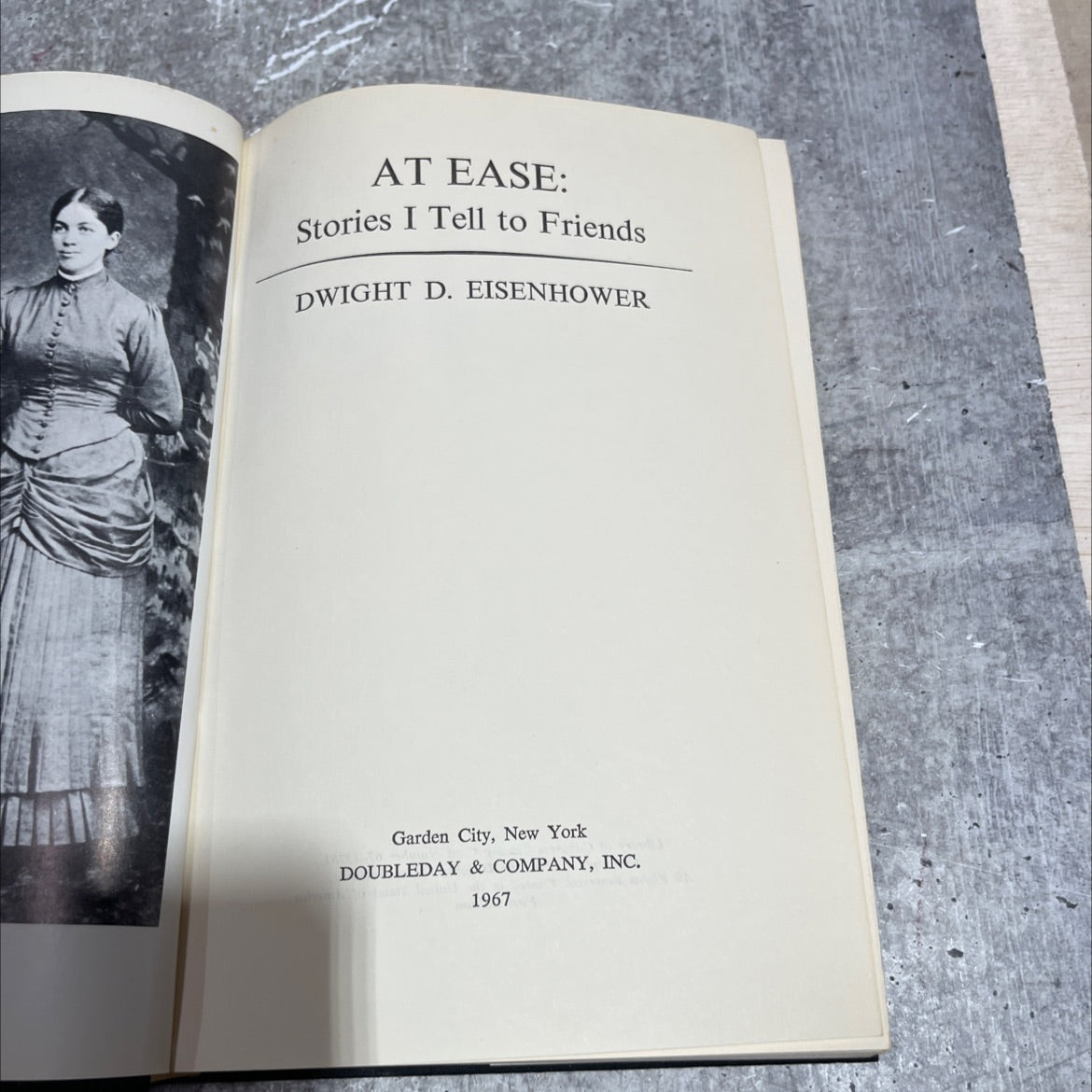 at ease: stories i tell to friends book, by dwight d. eisenhower, 1967 Hardcover image 2