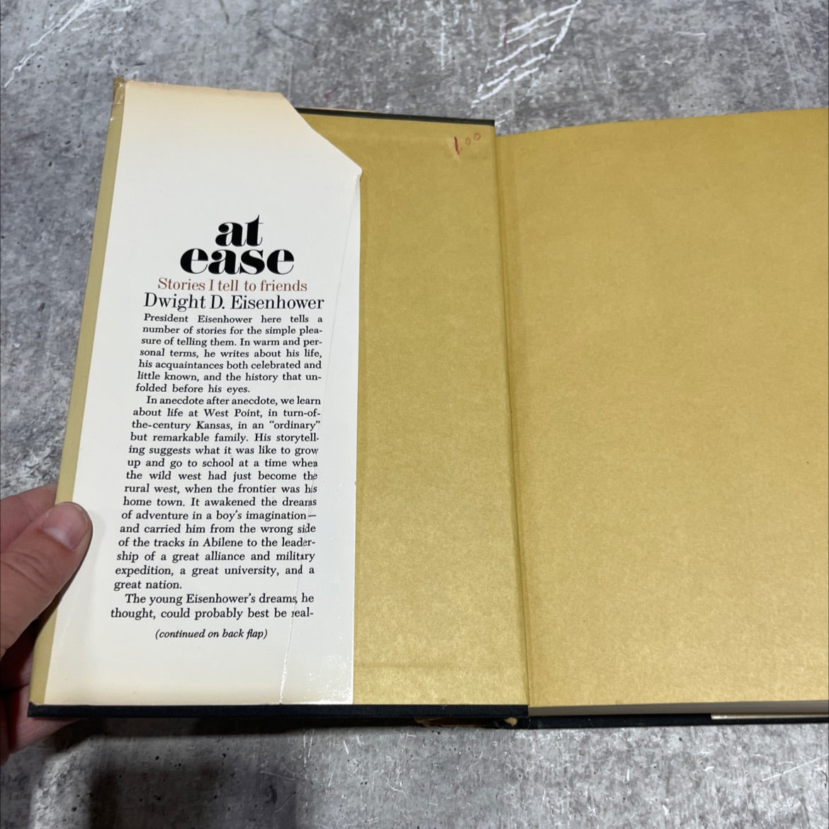 at ease: stories i tell to friends book, by dwight d. eisenhower, 1967 Hardcover image 4