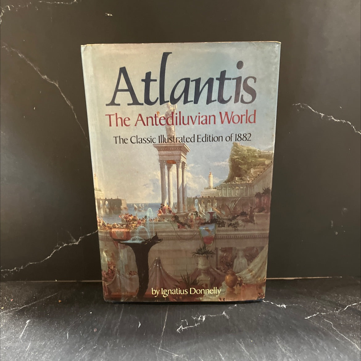atlantis: the antediluvian world book, by ignatius donnelly, 1985 Hardcover image 1