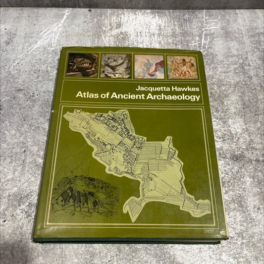 atlas of ancient archaeology book, by jacquetta hawkes, 1974 Hardcover image 1