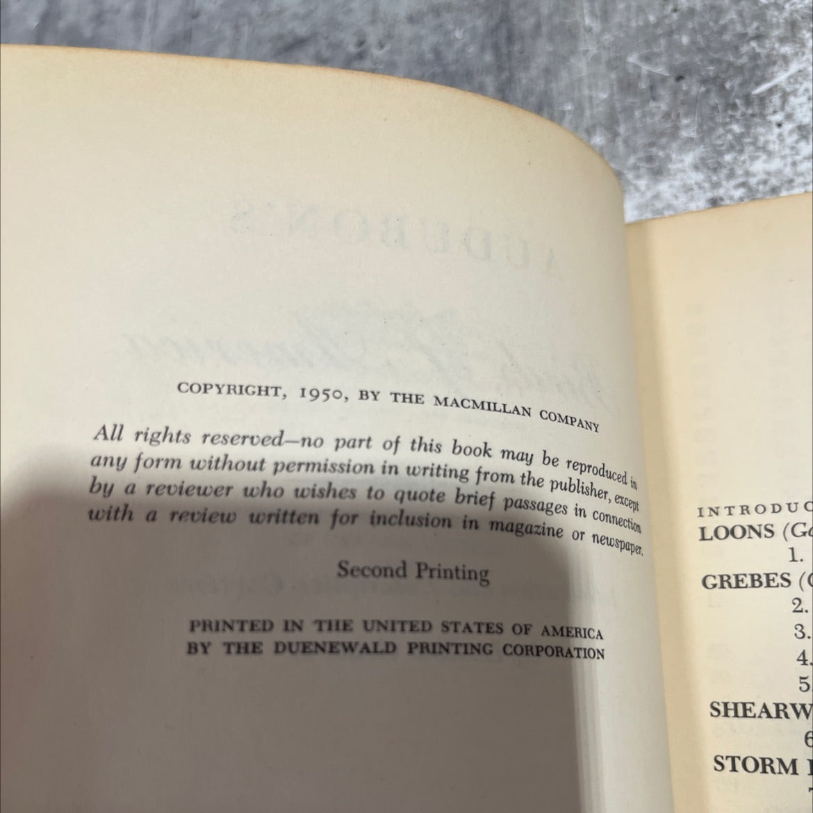 audubon's birds of america book, by ludlow griscom, 1950 Hardcover image 3