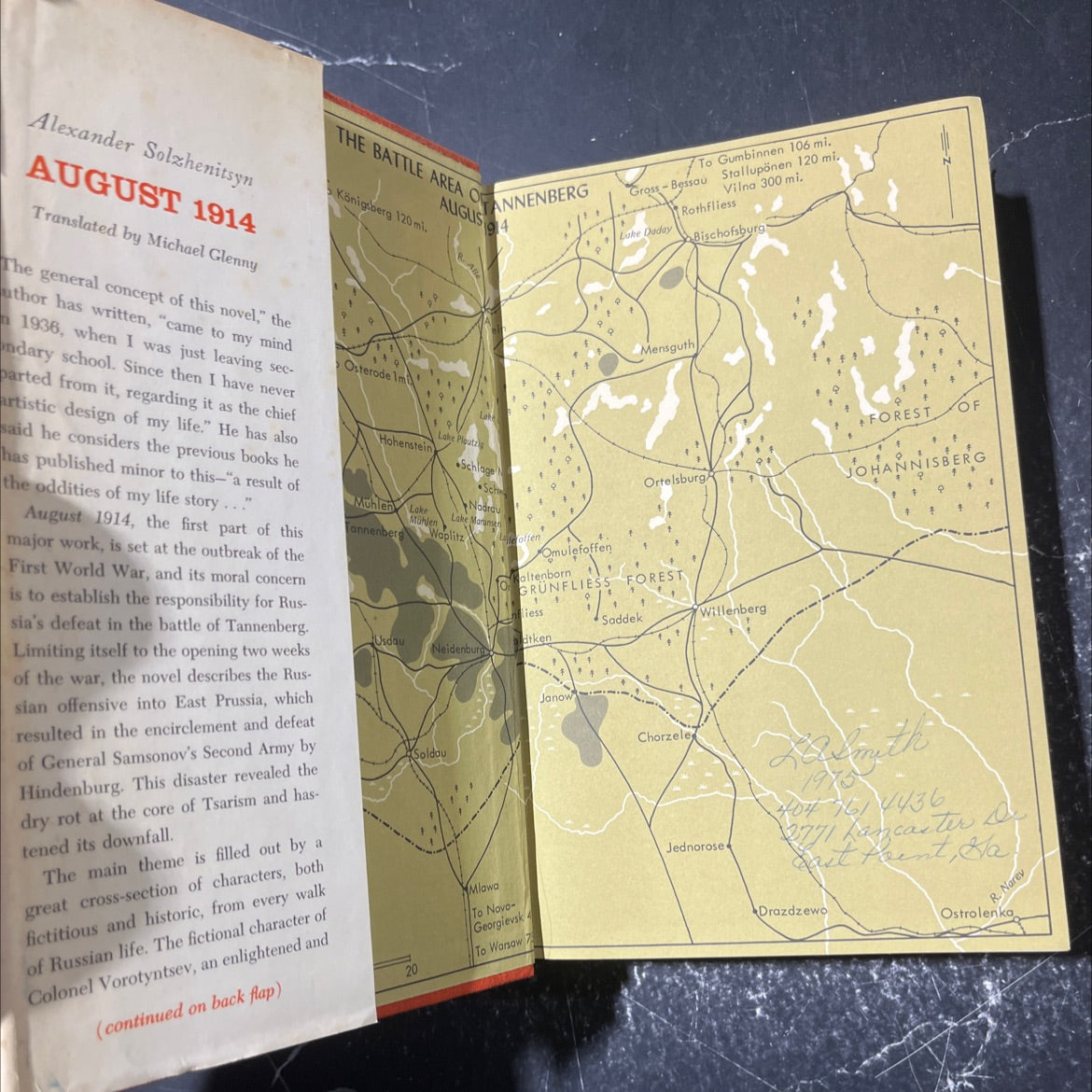 august 1914 book, by Alexander Solzhenitsyn, 1972 Hardcover image 4